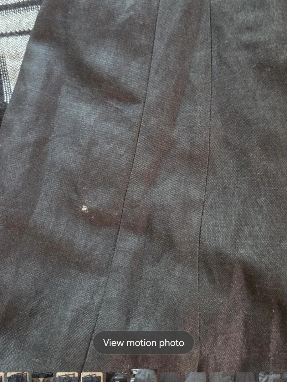 Ashley Stewart Black Linen Rayon Belted A-Line Midi Skirt 12 w Regular Lined